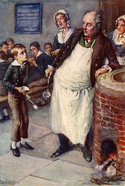 Charles Dickens - Oliver Twist by Harold Copping